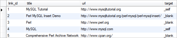 Perl mysql 事务 - 链接表